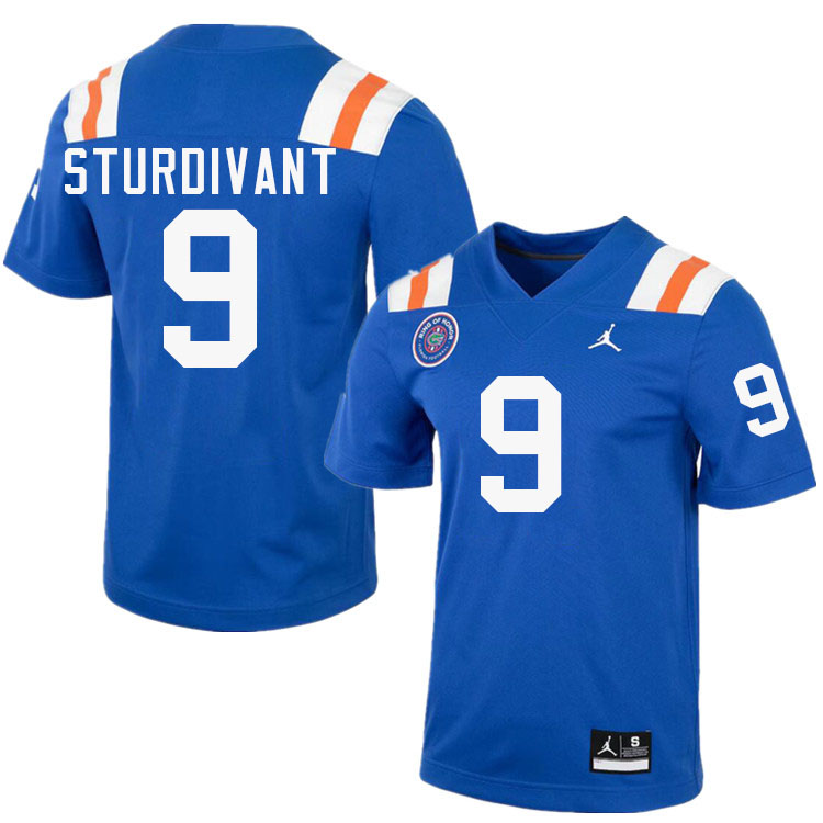 #9 J. Michael Sturdivant Gators Jersey,Florida Gators College Football Jerseys Stitched-Throwback Royal